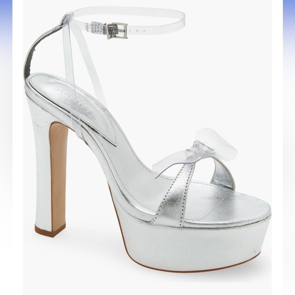 Schutz Elyda Platform Heel Sandals - Picture 1 of 8